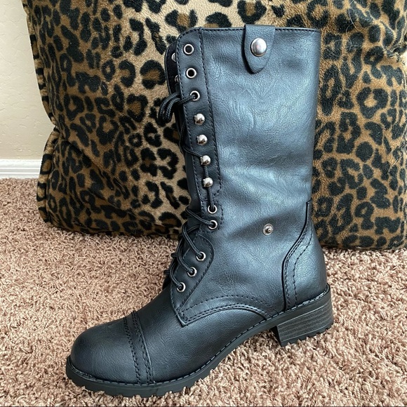 Soda Lace Up Boots - Picture 3 of 8